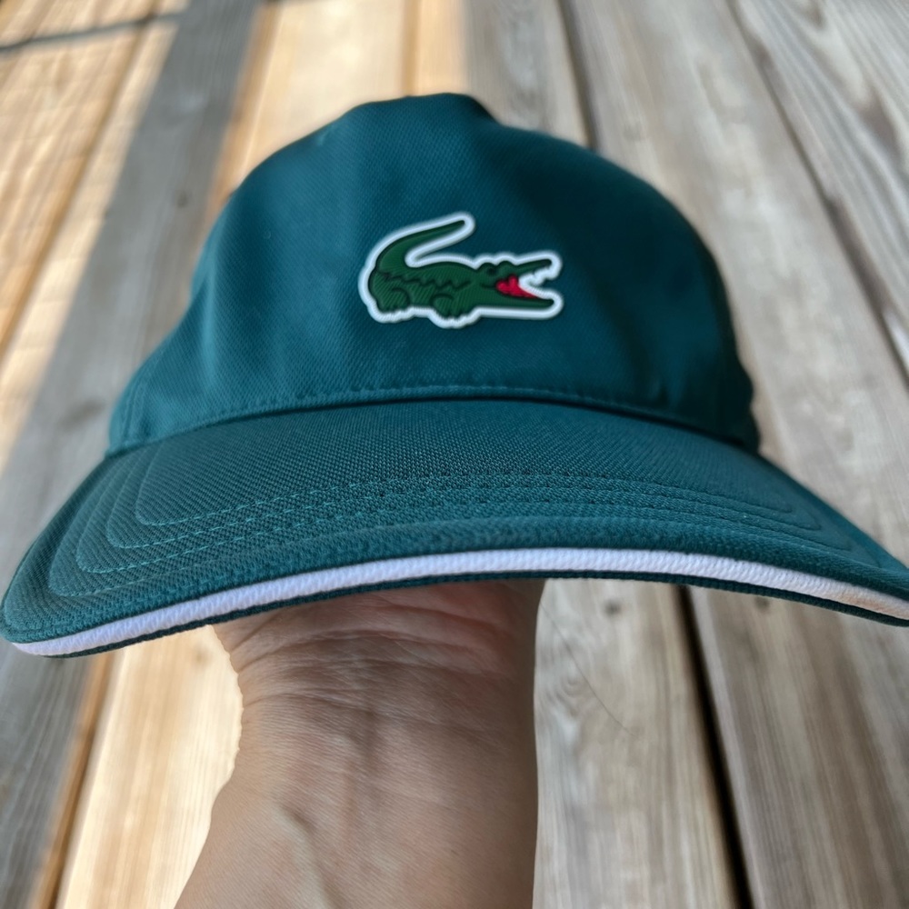 RARE Men’s GREEN Lacoste Sport Hat